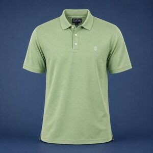 Kiel James Patrick Golf 1982 Polo Shirt Men's Large Green Anchor Crest Preppy